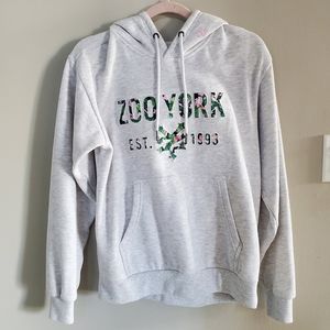 Grey/white Zoo York hoodie